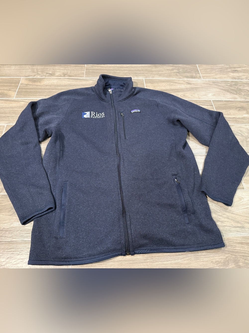 Patagonia Jacket Mens XL Blue Better Sweater Fleece Full Zip Hiking Outdoor